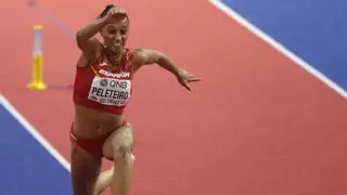 Ana Peleteiro regresa con un salto por encima de los 14 metros