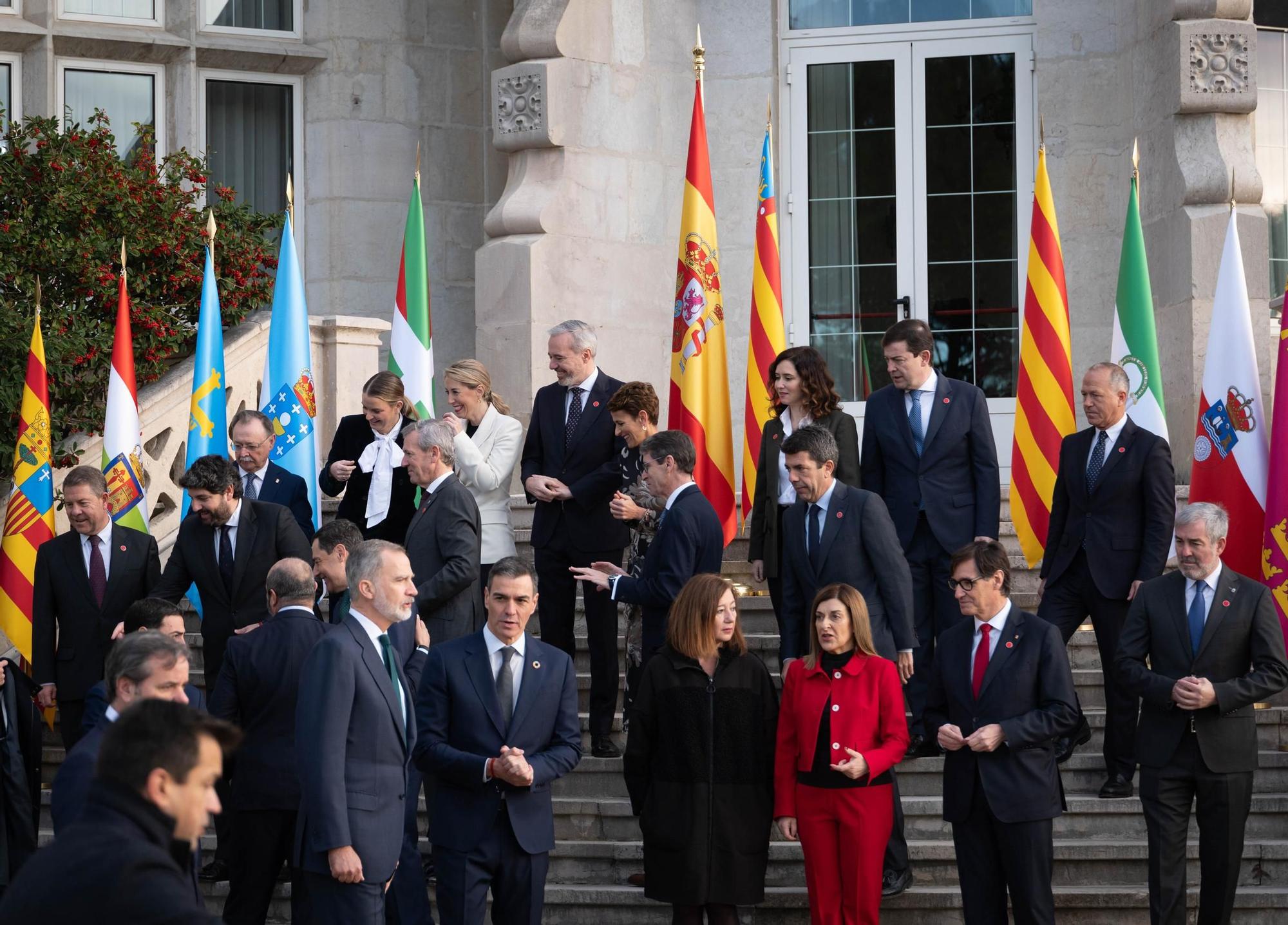 En imágenes | Azcón acude a la Conferencia de Presidentes