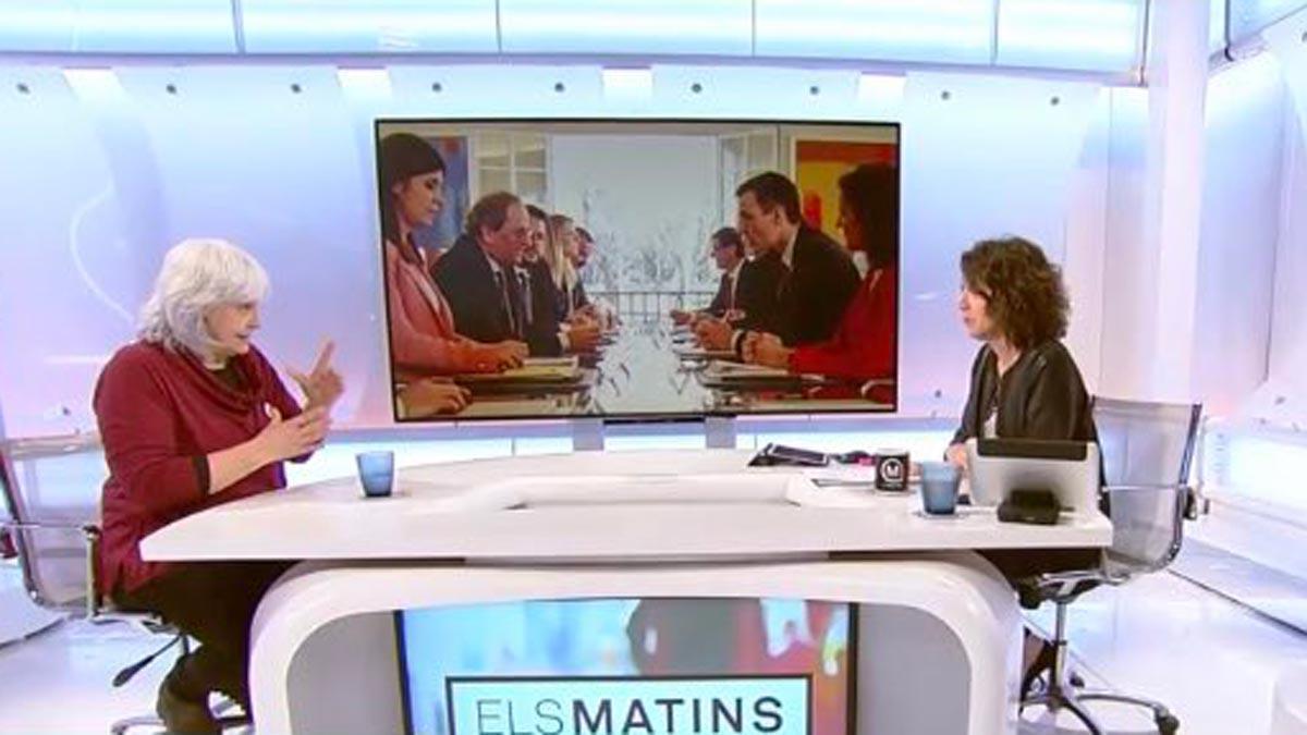 Dolors Sabater en el programa 'Els matins'