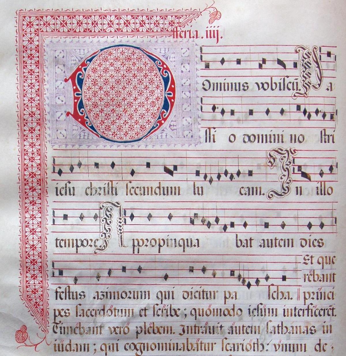 Una de las páginas de la partitura recuperada.