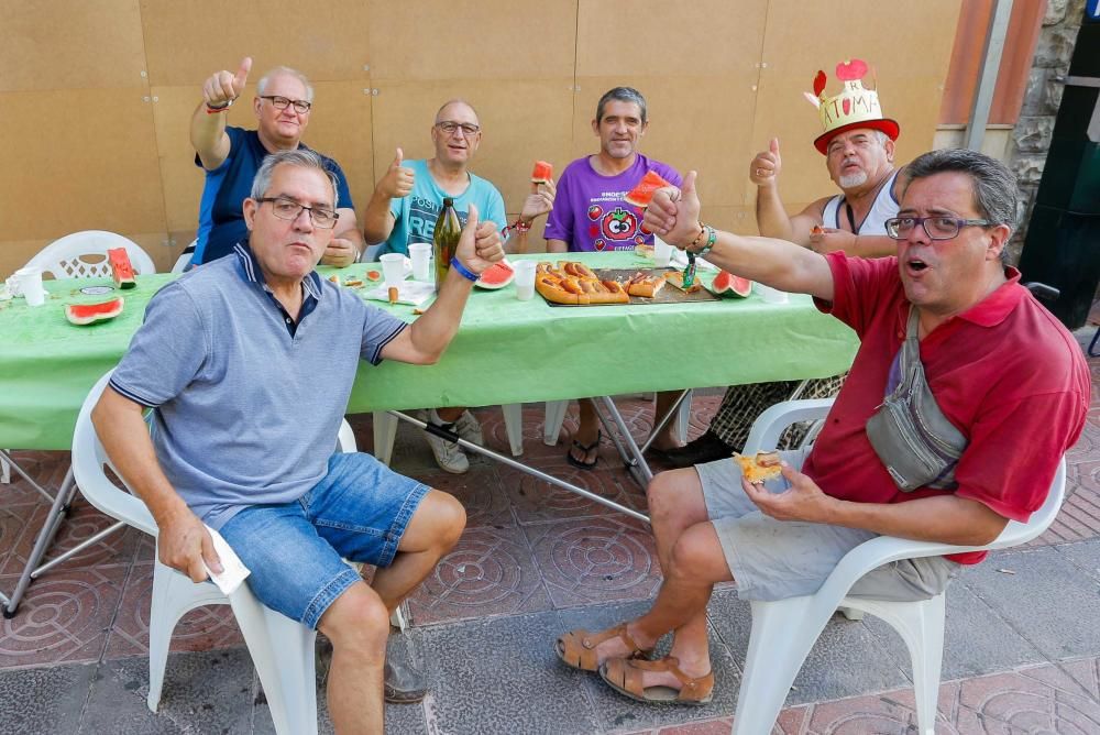 Momentos previos a la Tomatina 2018 en Buñol.