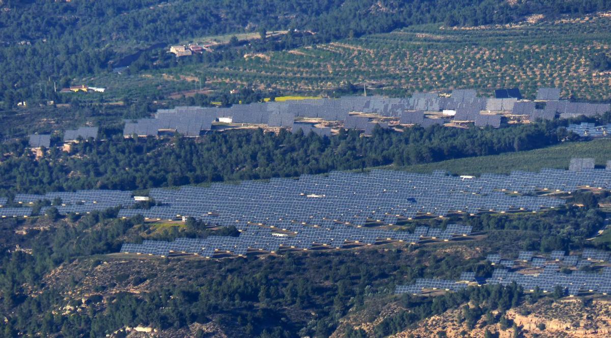 Huerto solar en Ascó, Tarragona.