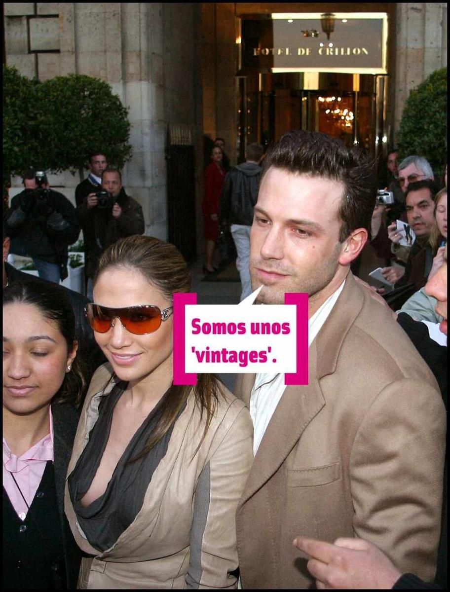 Jennifer Lopez y Ben Affleck son unos vintages