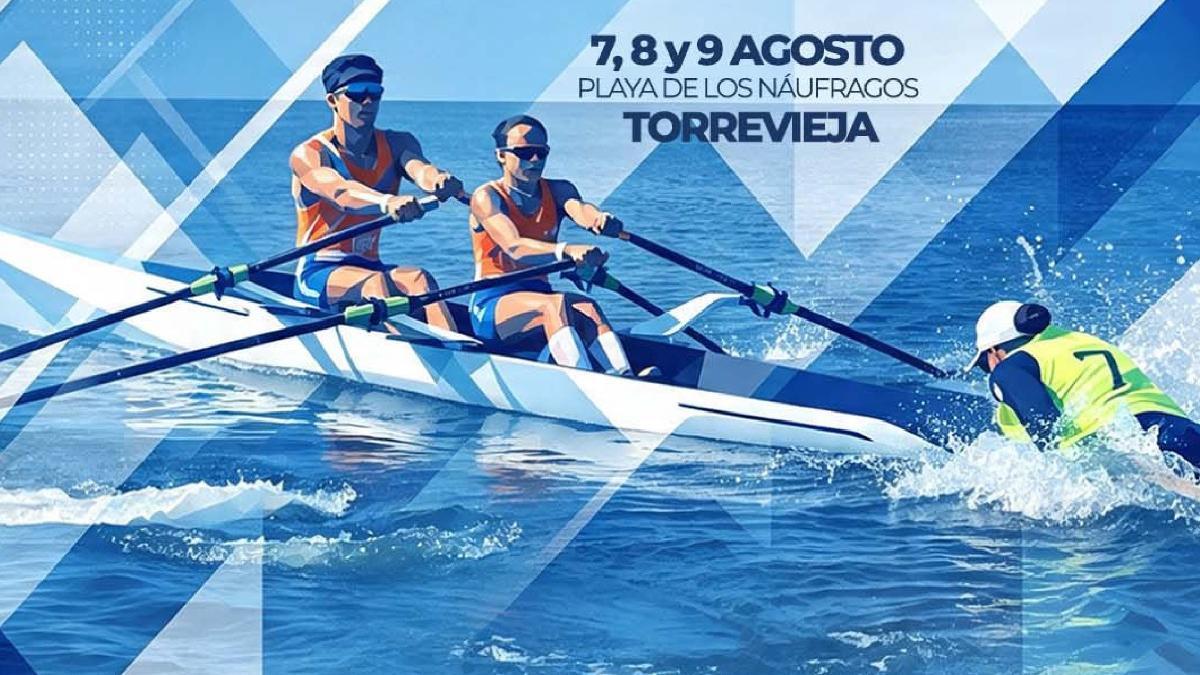 Torrevieja reúne a cerca de 200 embarcaciones en el Campeonato de España de beach sprint