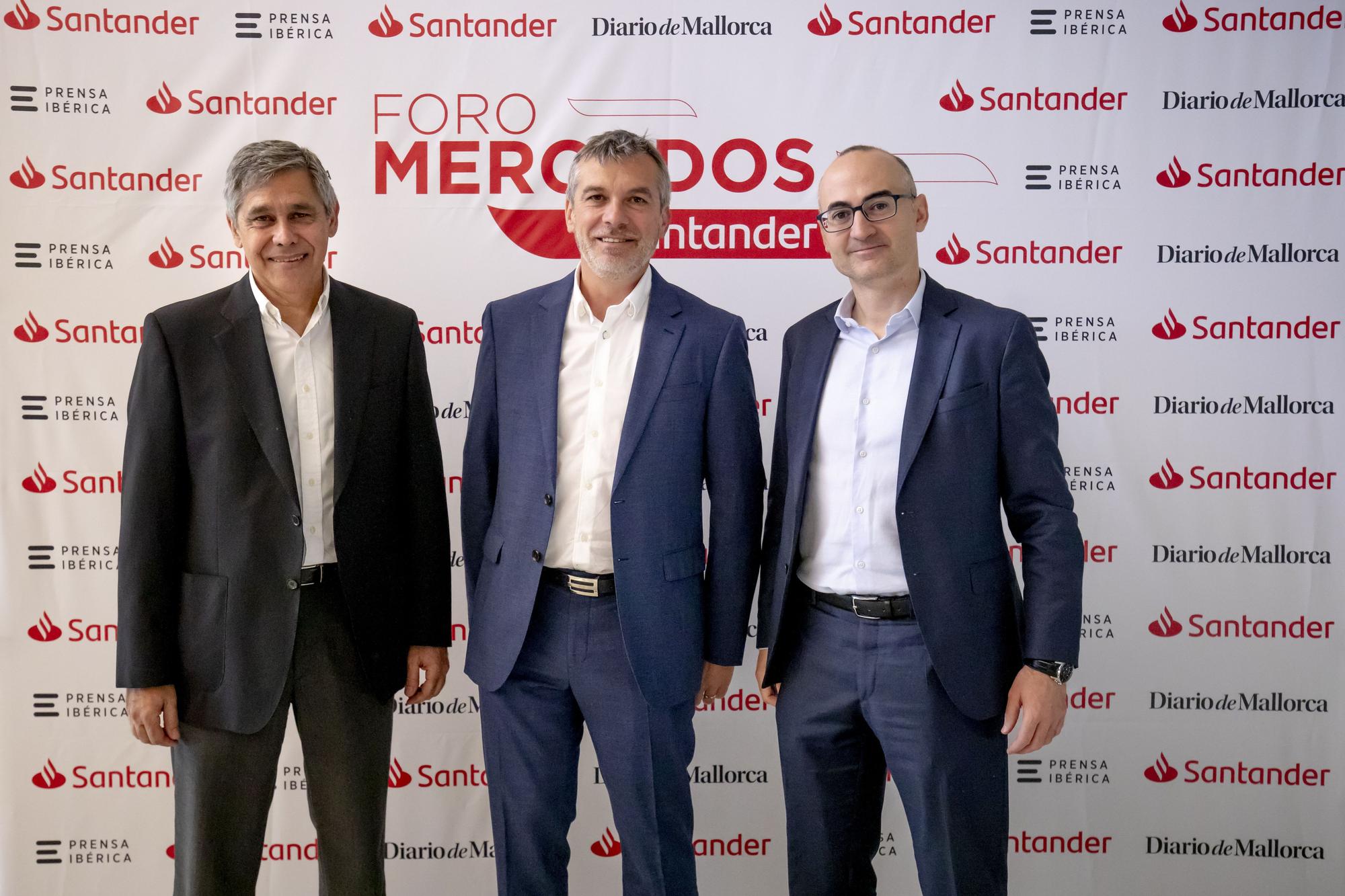 El Foro de Mercados Banco Santander organizado por Diario de Mallorca reunió a numeroso público