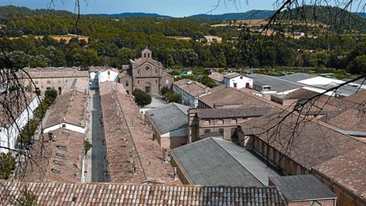 Antigua colonia textil L'Atmetlla de Merola, en el municipio de Puig-reig, hace un par de semanas.