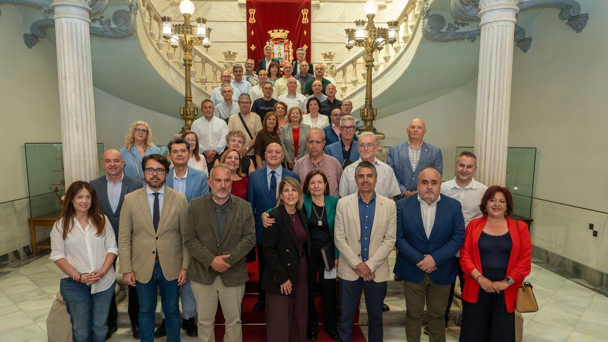 La alcaldesa de Cartagena, Noelia Arroyo, en un acto celebrado este jueves en el Palacio Consistorial