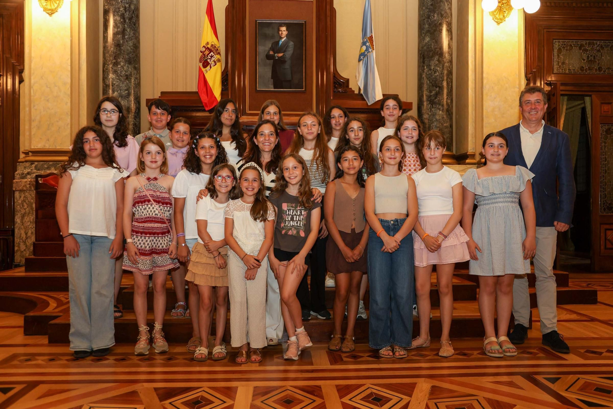 Pleno infantil en María Pita