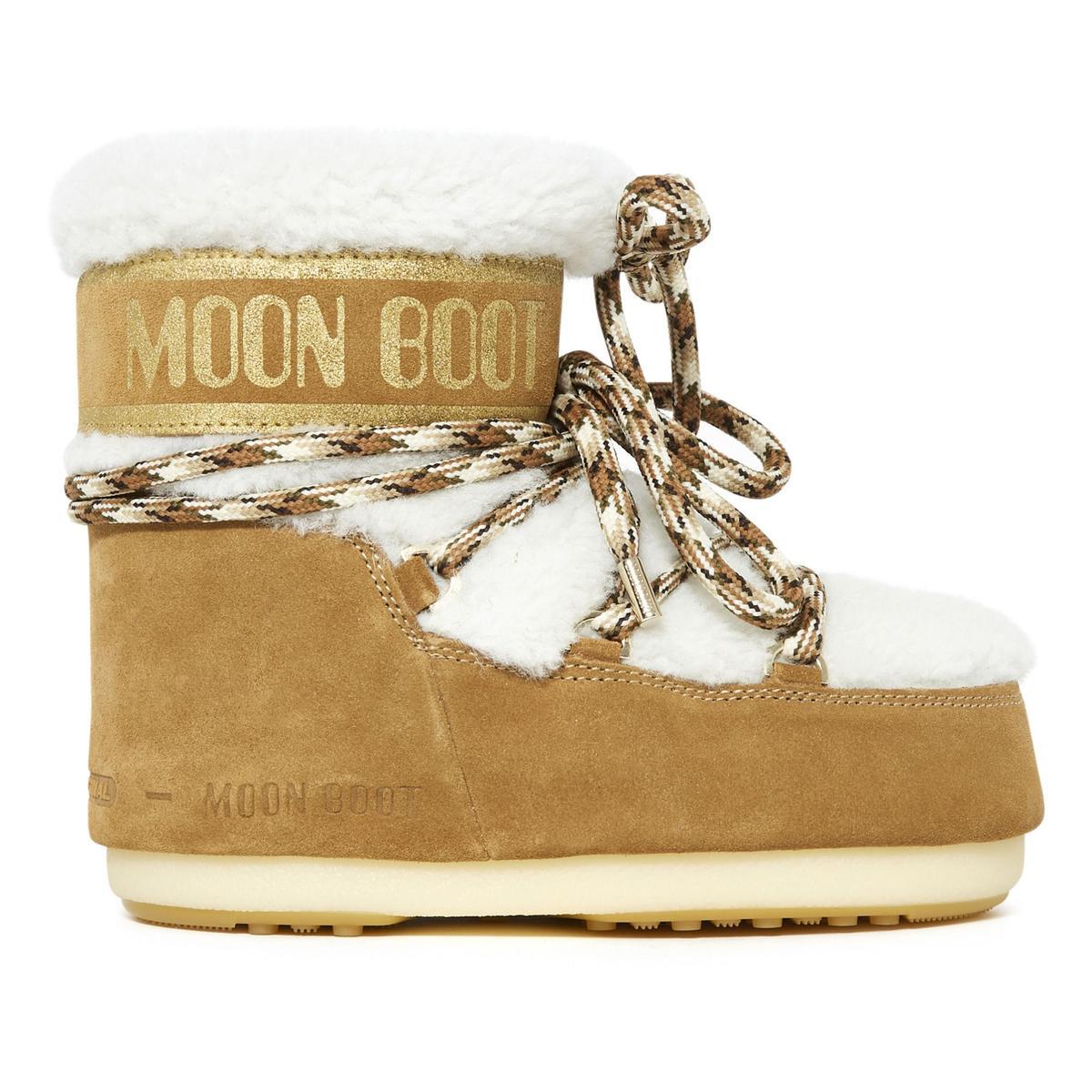 Moon Boot Mars Shearling  en color camel