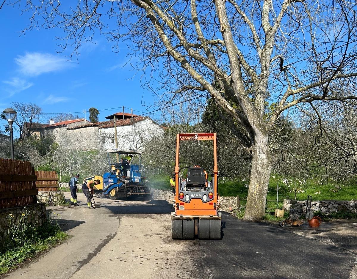 Obras en el concejo de Ribadesella.