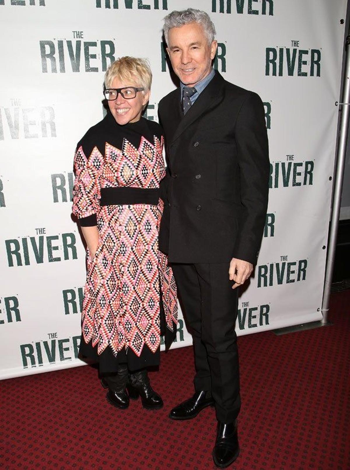 Baz Luhrmann y Catherine Martin en el estreno de 'The River' en Broadway