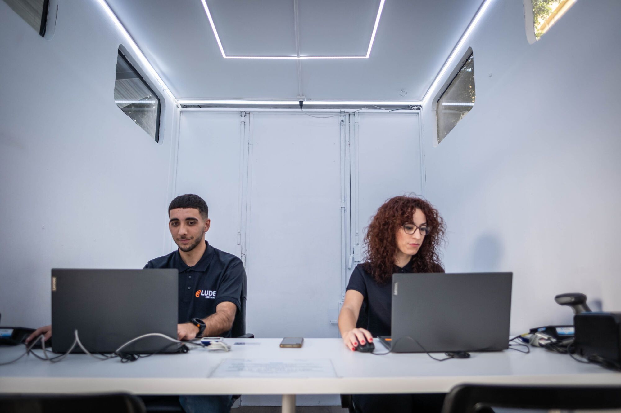 Oficina móvil de deportes en Santa Cruz