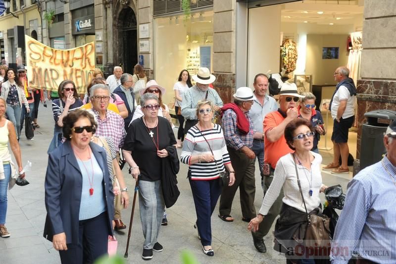 Los lodos del Mar Menor llegan a Murcia