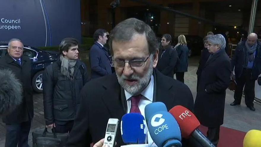Rajoy confía en que Reino Unido se mantenga en la Unión