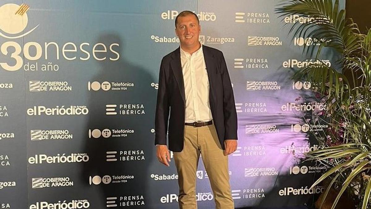 Aniceto Navarro, en la gala 'Aragoneses del Año' de EL PERIÓDICO DE ARAGÓN, en 2024.