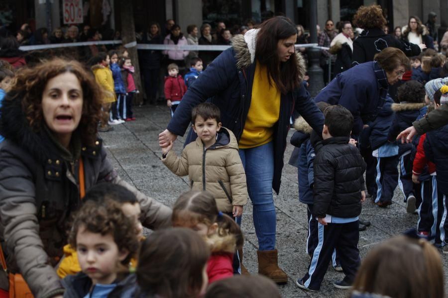 Así ha quedado el "flashmob" por el Día de la Paz