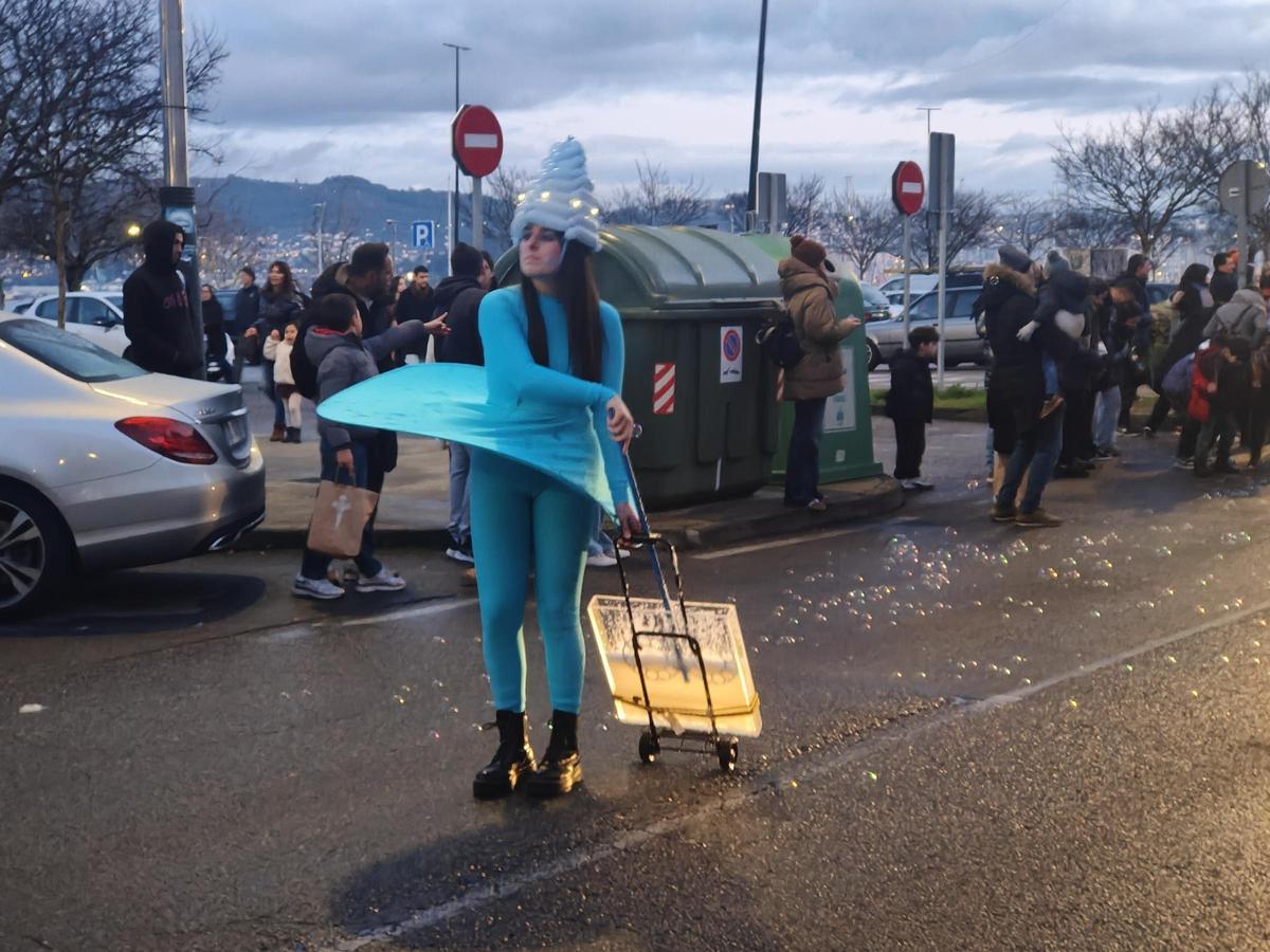 Los Reyes Magos iluminan Moaña