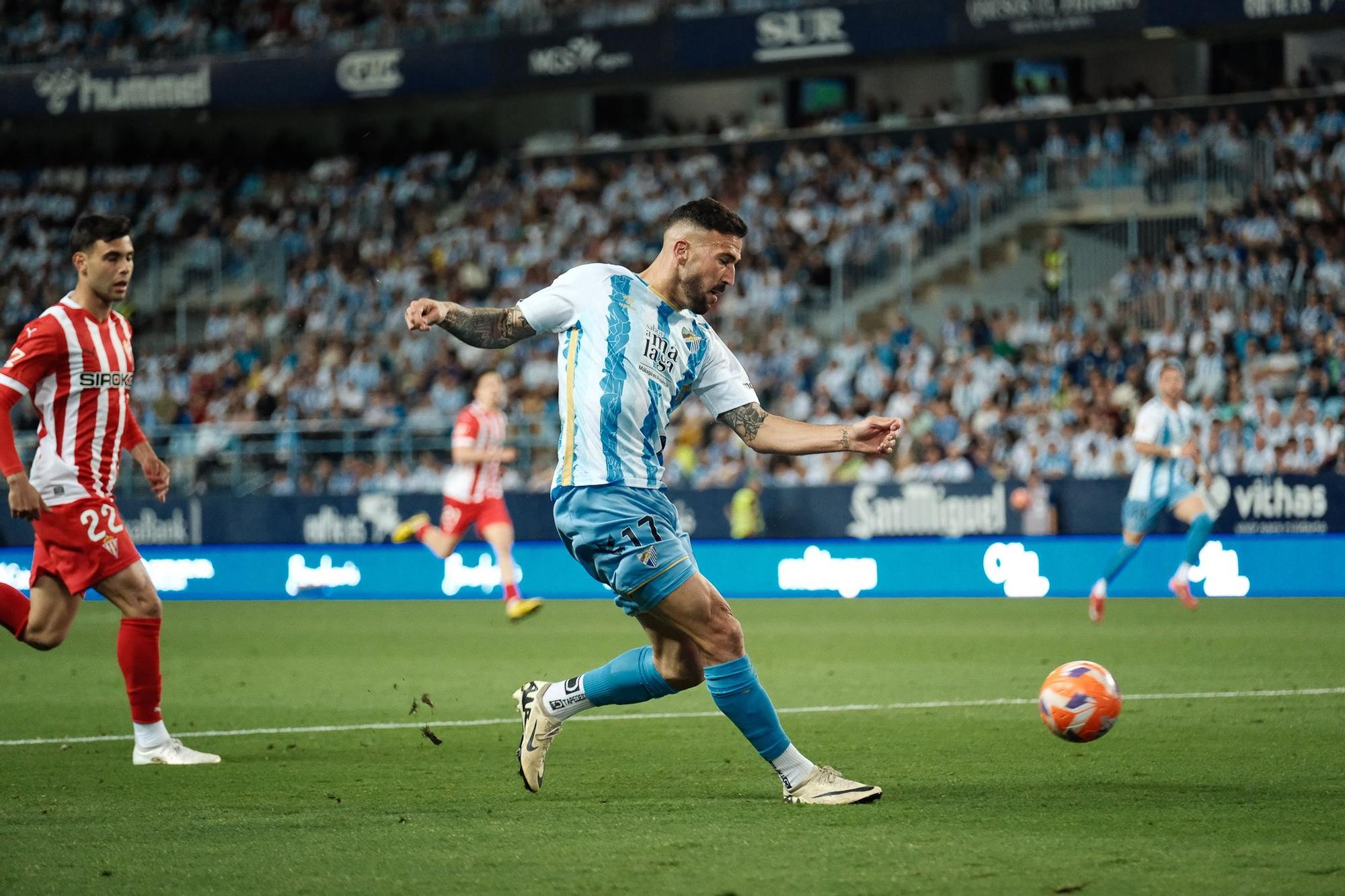 Málaga CF - Sporting. Jornada 40, Liga Hypermotion