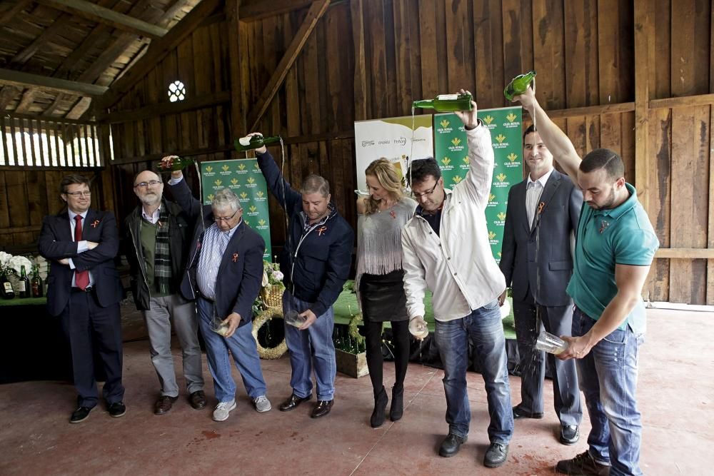 Presentación de la cosecha 2015 de sidra