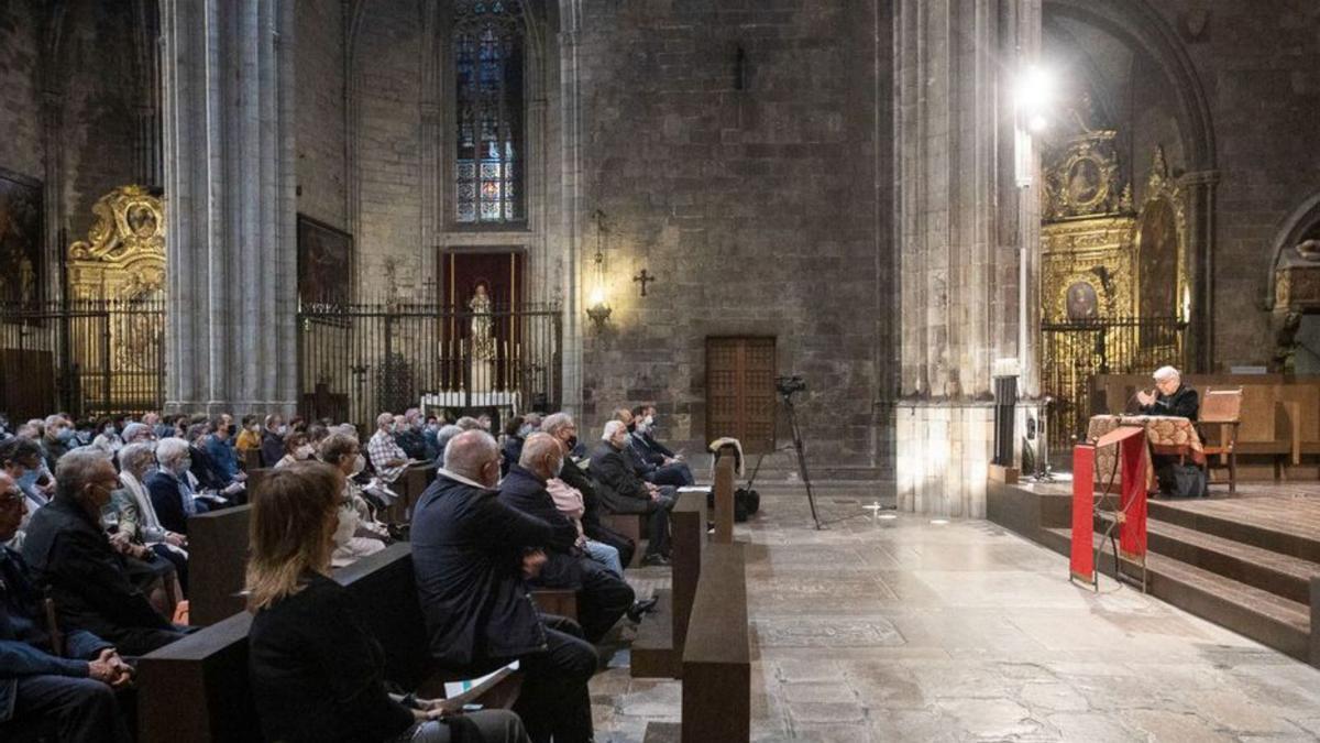 La inauguració de la fase diocesana del Sínode, l’any passat. | BISBAT DE GIRONA