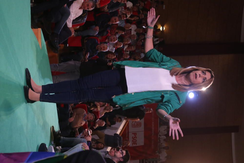 Susana Díaz participa en un acto electoral en la Facultad de Derecho