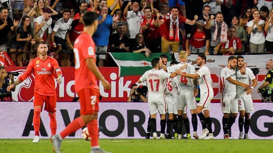 El Real Madrid cae tras una gran primera parte sevillista (3-0)