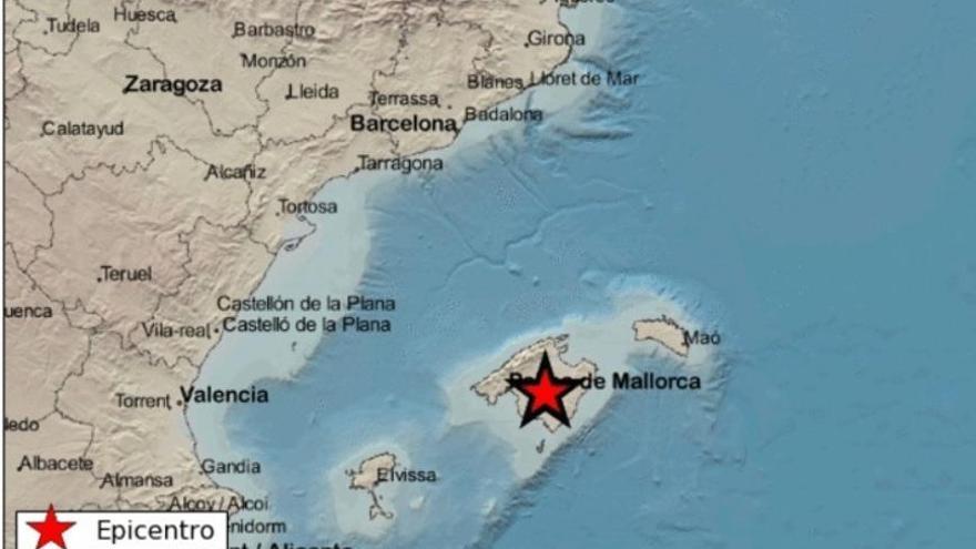 Montuïri registró el domingo un terremoto de magnitud 2,2