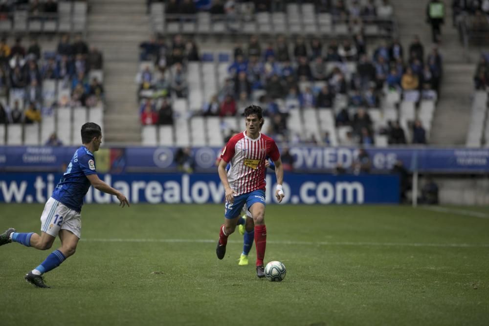 El derbi entre Oviedo y Sporting en imágenes