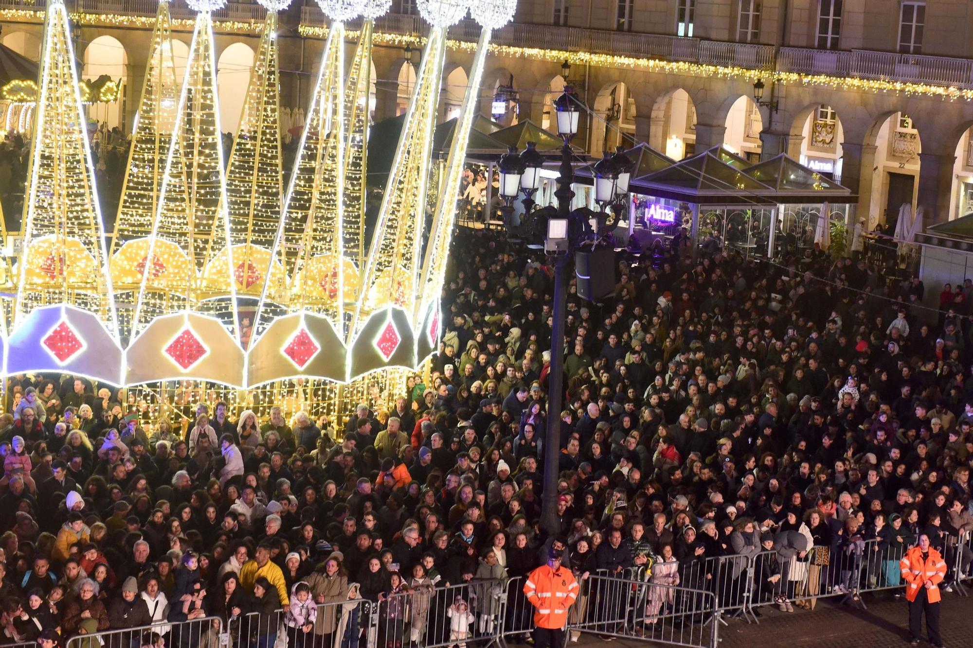 La llegada de los Reyes Magos a María Pita