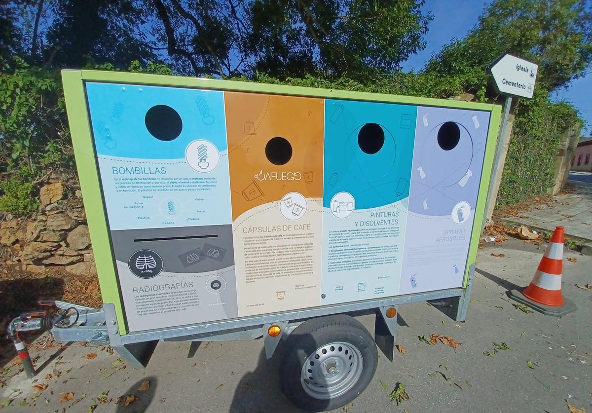 Así son los puntos limpios móviles de Llanera: itinerantes y "recoge todo", desde bombillas hasta radiografías Así son los puntos limpios móviles de Llanera: itinerantes y "recoge todo", desde bombillas hasta radiografías