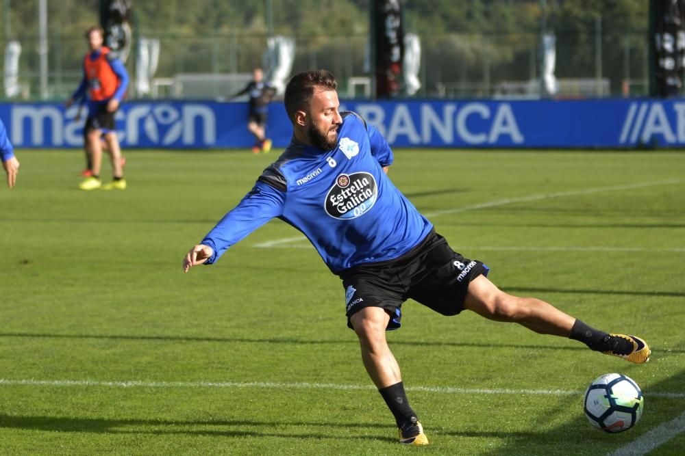 Pepe Mel recuperará para el partido ante el Girona a Pedro Mosquera, que ha recibido hoy el alta médica.