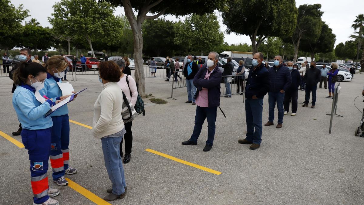 Centro de vacunación masiva en Vélez-Málaga