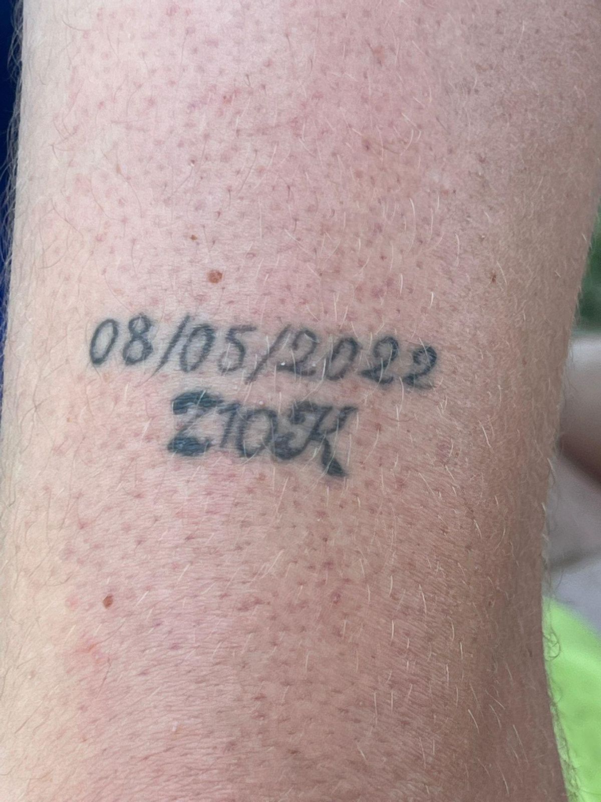 El tatuaje que uno de los aifcionados de Zidane 10 se hizo cuando ganó su primer campeonato