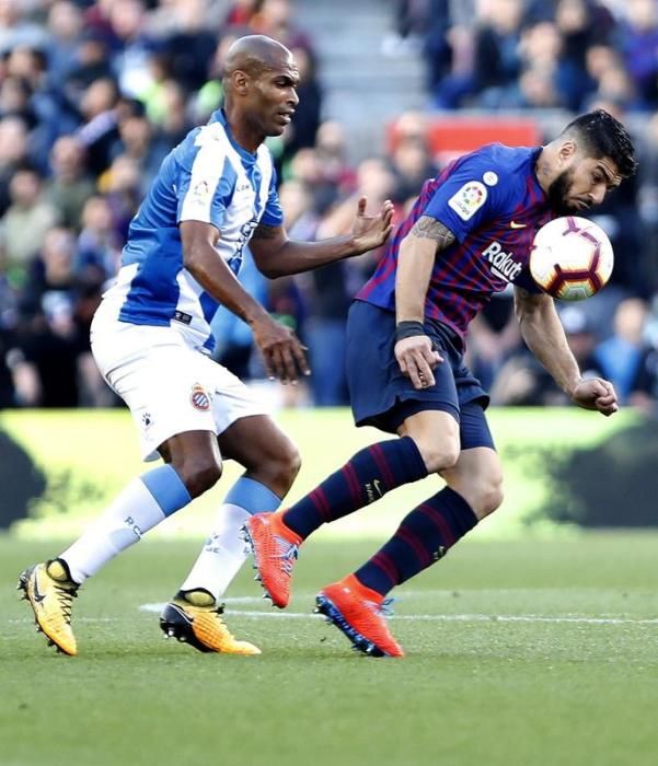 Les imatges del Barça - Espanyol