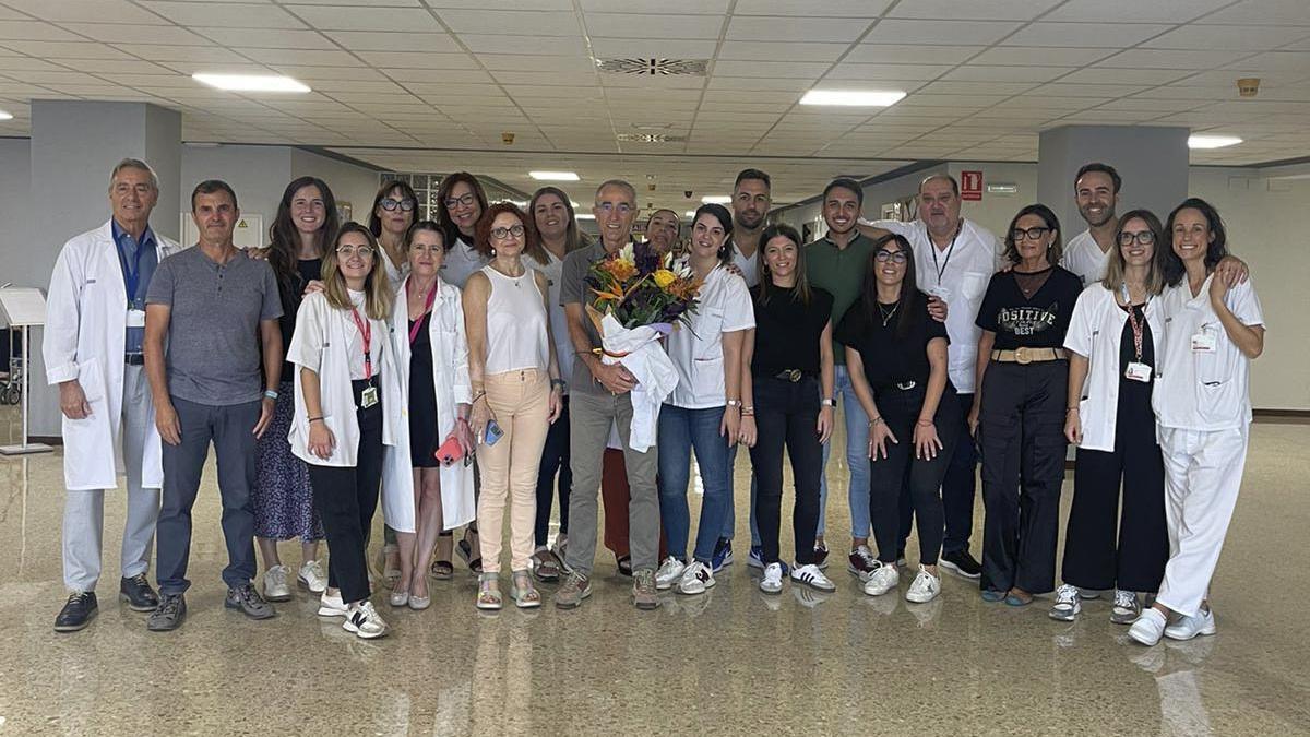 Jubilación de Manuel Hernandez, Jefe de sección de la unidad de hospitalización a domicilio (UHD) en Hospital Lluís Alcanyís de Xàtiva
