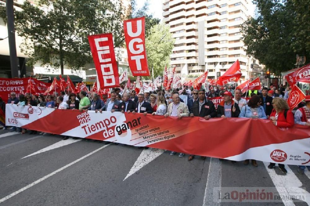 Manifestación del 1 de mayo en Murcia