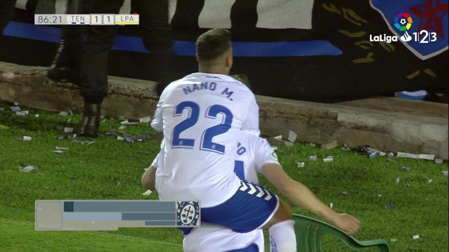 LaLiga 123 | CD Tenerife - UD Las Palmas (2-1): Gol de J. Naranjo 86'