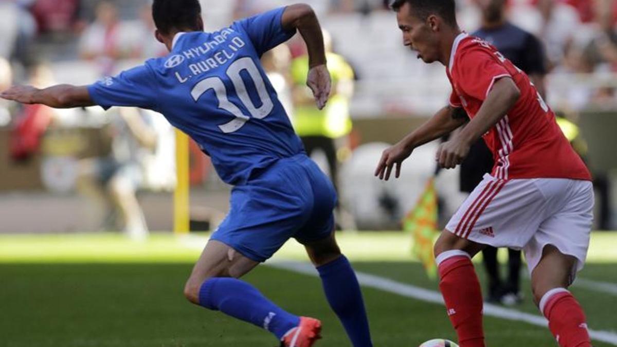 Grimaldo brilla como nunca en el Benfica