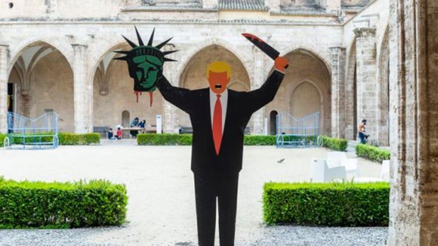 Exposición sobre Trump en el Centre del Carme