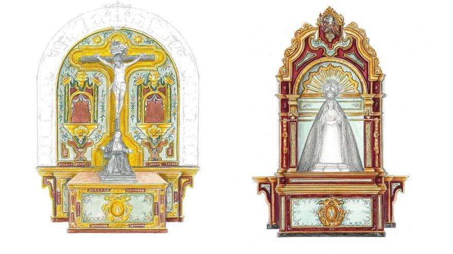 El Amor realizará dos nuevos retablos en la Victoria para sus titulares