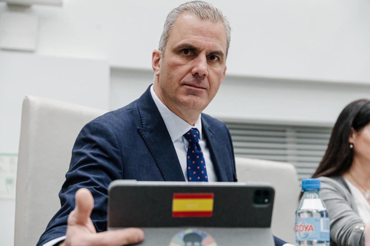 El portavoz de Vox en el Ayuntamiento de Madrid, Javier Ortega Smith.