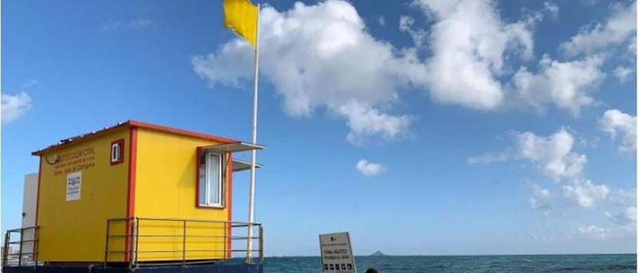 La bandera amarilla ondeará en las playas entre Malapesquera y Arroyo de la Miel.