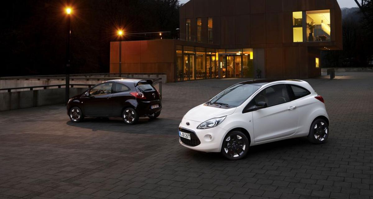 Los Ford Ka y Fiesta, ahora en blanco y negro