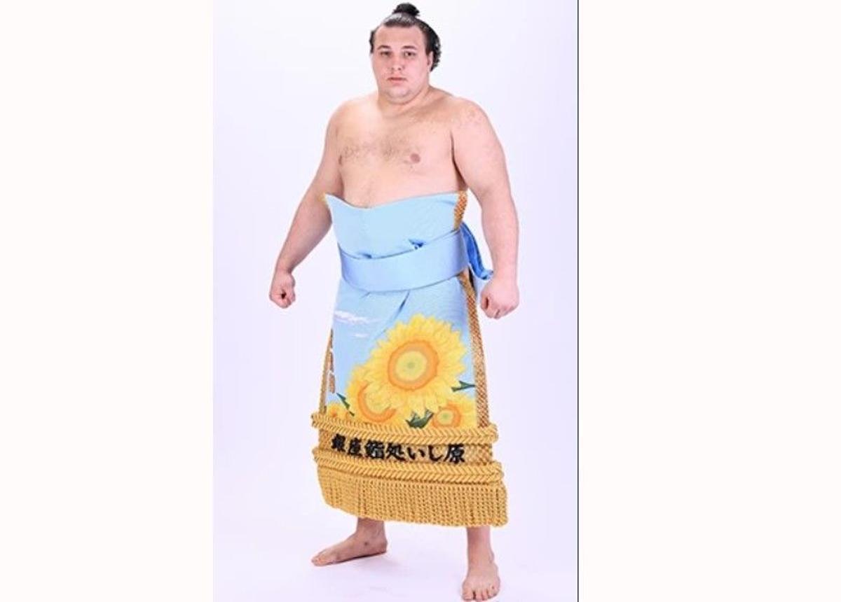 El ucraniano Danylo Yavhusishin, que triunfa como Aonishiki Arata en el sumo japonés