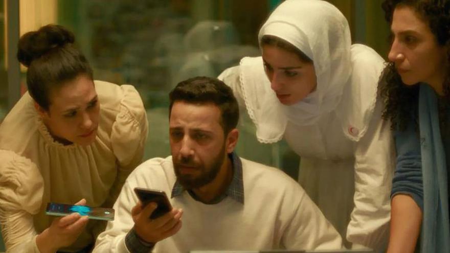 Un fotograma de «La voz de Hind».
