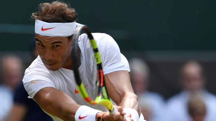 Nadal, en Wimbledon.