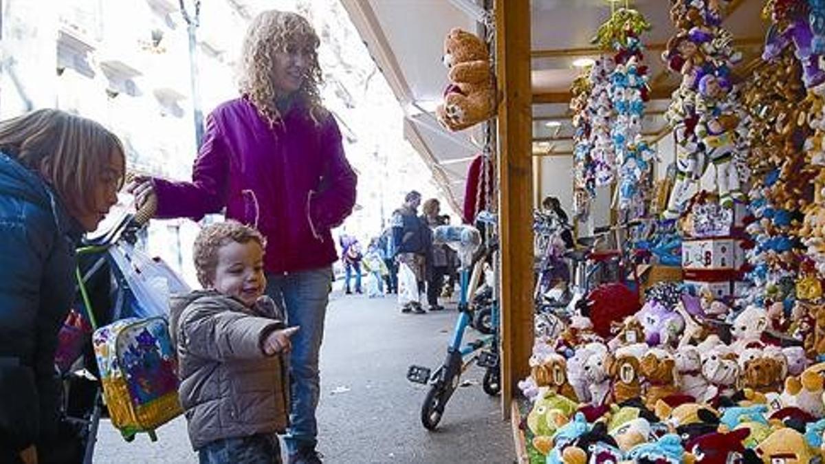 La Fira de Reis de la Gran Via barcelonesa, uno de los espacios más navideñosde la ciudad.