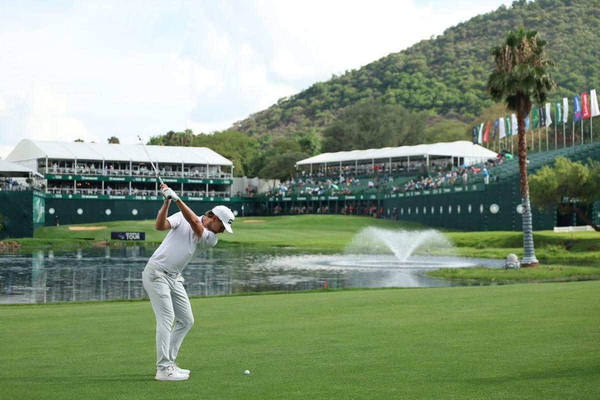 El danés Kristoffer Reittan firmó una espectacular vuelta de 63 golpes (-9) en el inicio del NedBank Golf Challenge