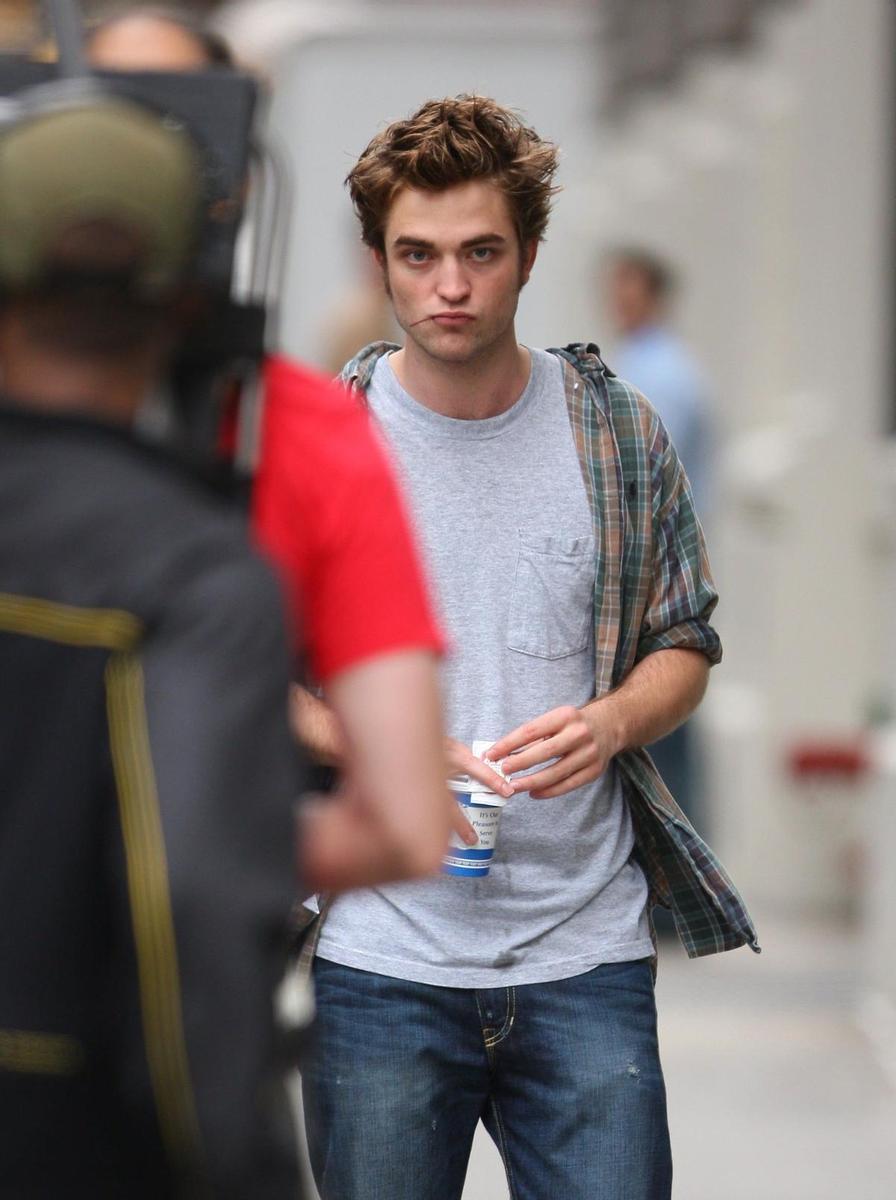 Robert Pattinson rodando Remember me'