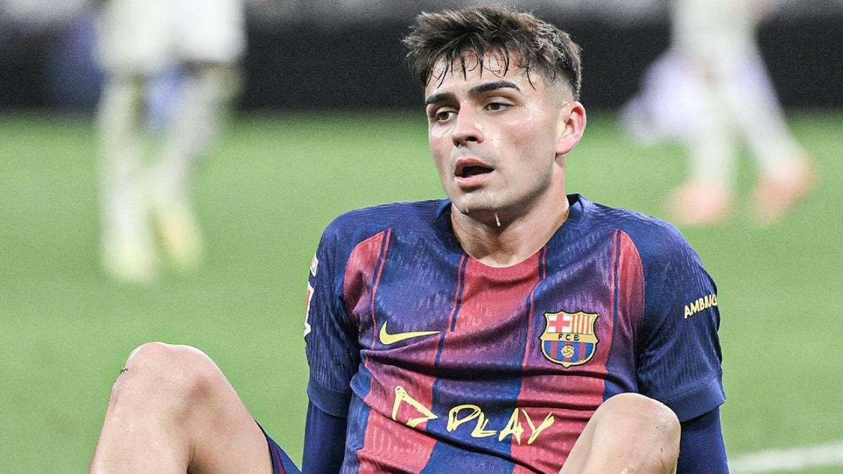 Pedri estará mes y medio KO por una lesión muscular